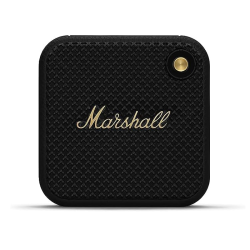Marshall Willen Portable Bluetooth Speaker - Water Resistant Wireless Speakers Portable Speaker 15+ Hour of Playtime - Black and Brass (Open Sealed)