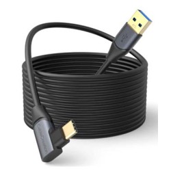 Oculus Quest Link 2 Cable 16 FT, CableCreation USB 3.1 USB C Cable 5 Gbps, Quest Link Cable VR, Compatible with Quest 2 Virtual Reality Headsets, Gaming PC, 5 Meters