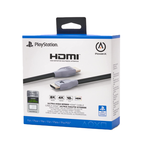 PowerA Ultra High Speed HDMI Cable for PlayStation 5, cable, HDMI 2.1, PS5, officially licensed