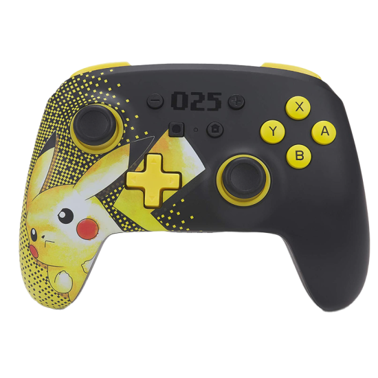 PowerA Enhanced Wireless Controller - Pikachu 025  -  Nintendo Switch
