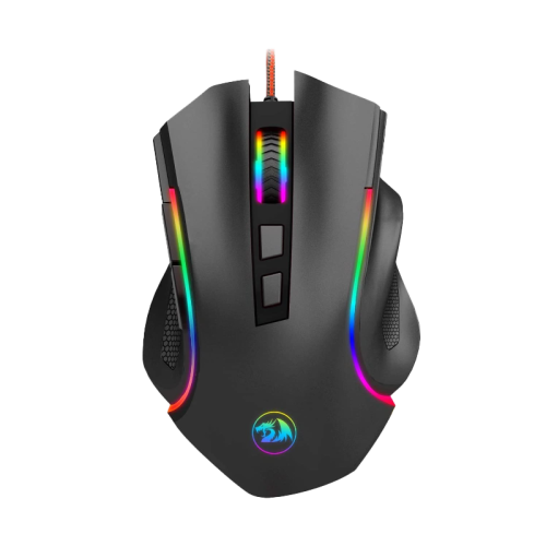 Redragon M602 NEMEANLION 3000 DPI USB Gaming Mouse for PC, 7 Buttons, 7 Color LED Backlighting