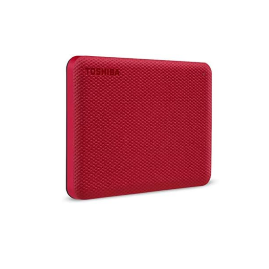 Toshiba 2TB Canvio Advance Portable Hard drive USB 3.2 Gen 1 With Automatic Backup,Red -HDTCA20ER3AA