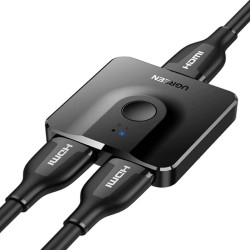 UGREEN HDMI Switch 4K@60Hz, Bi-Directional HDMI Splitter 1 in 2 Out HDMI Switcher Supports UHD 3D HDR Compatible with PS5/4, Xbox, Roku, Apple TV, Fire Stick