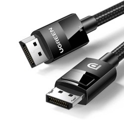 UGREEN VESA Certified 8K DisplayPort Cable 10FT, DP 1.4 Cable Displayport to Displayport Cable Support 8K@60Hz, 4K@144Hz, FreeSync, G-Sync, HDR, 32.4Gbps for HDTVs, Displays, Monitors, Graphics, PC (80393B)
