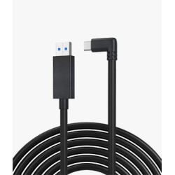 KIWI design Link Cable 16 Feet (5 Meters) for Oculus Quest 2, High Speed Data Transfer USB 3.2 Gen 1 Type-C Cable Compatible for Oculus Quest 1 and Quest 2 to a Gaming PC, Black KIWI design Link Cable 16 Feet (5 Meters) for Oculus Quest 2, High Speed Data Transfer USB 3.2 Gen 1 Type-C Cable Compatible for Oculus Quest 1 and Quest 2 to a Gaming PC, Black