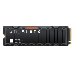 Western Digital WD_BLACK 1TB SN850X NVMe Internal Gaming SSD Solid State Drive with Heatsink - Works with  PC, Gen4 PCIe, M.2 2280, Up to 7,300 MB/s - WDS100T2XHE (Used)