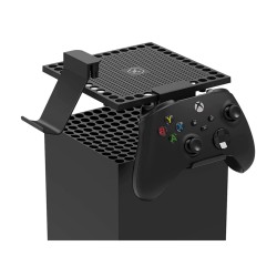 Dust Cover Controller Holder for Xbox Series X Console, Holder Stand Mount Accessories for Xbox Series X Controller and Gaming Headsets