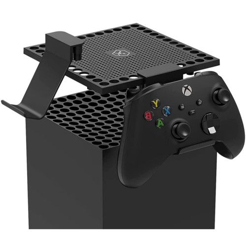 Dust Cover Controller Holder for Xbox Series X Console, Holder Stand Mount Accessories for Xbox Series X Controller and Gaming Headsets
