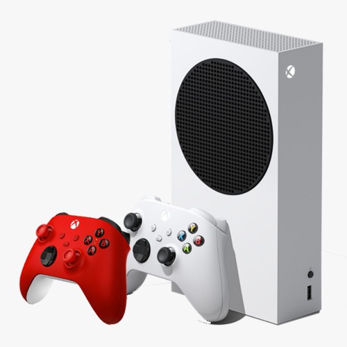 XBOX Series S - White  + Controller - Pulse Red