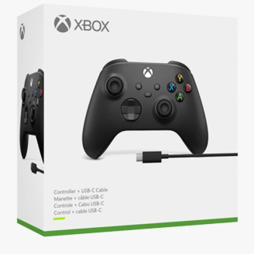 XBOX Series X Controller - Black +  USB - C  Cable