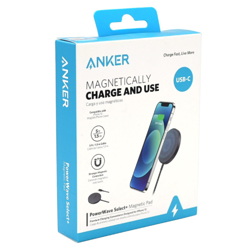 ANKER MAGNETIC WIRELESS CHARGING PAD WITH SLEEK DESIGN (Open Sealed)