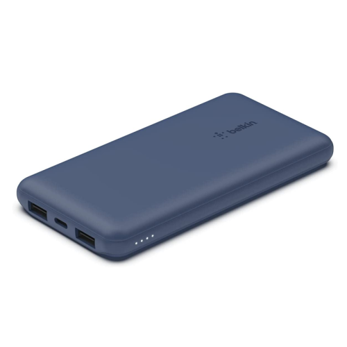 Belkin Boost Charge 10K Power Bank 15W USB-C Dual 12W X2 USB-A Blue