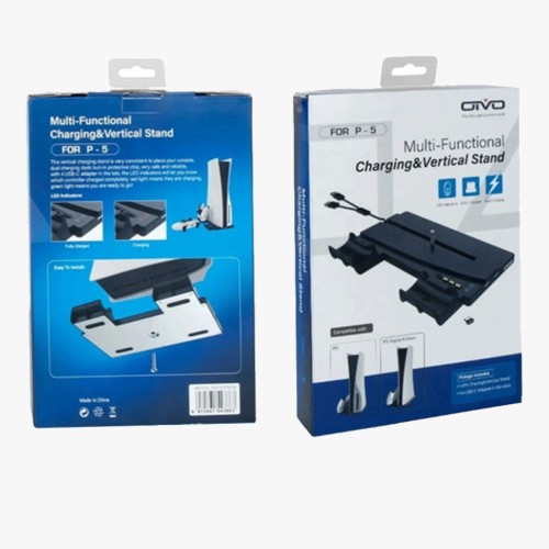 OIVO Multi-Functional Charging & Vertical Stand For PS5