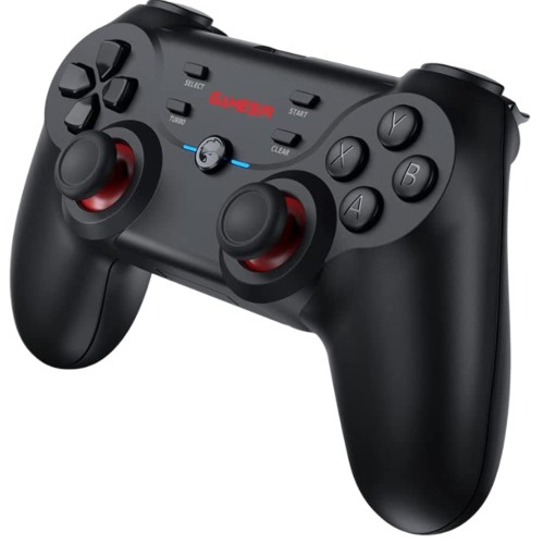GameSir T3s Wireless Controller for Windows PC/iOS & Android Phone/Tablet, Bluetooth Game Controller for Switch, Mobile Gamepad for Apple Arcade MFi Games with Adjustable Vibration, 4 Levels Turbo