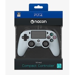 Nacon Wired Compact Controller for PlayStation 4 - Gray