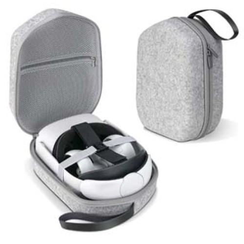 Oculus Quest 2 Case Hard Carrying Case for Oculus Quest 2/Elite Version VR Gaming Headset and Touch Controllers Accessories, Suitable for Travel and Home Storage.