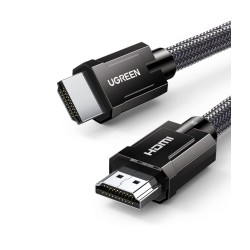 UGREEN HDMI Cable 8K 2M HDMI 2.1 Cable 48Gbps Ultra HD High Speed 8K@60Hz HDMI to HDMI Wire Nylon Braided HDMI Cord Support Dynamic HDR eARC Compatible with UHD TV PS5 Xbox One Switch MacBook Pro 2021