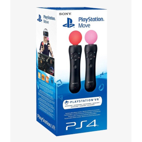 Sony PlayStation Move Motion Controller - Twin Pack For PlayStation 4 / VR Sony PlayStation Move Motion Controller - Twin Pack For PlayStation 4 / VR