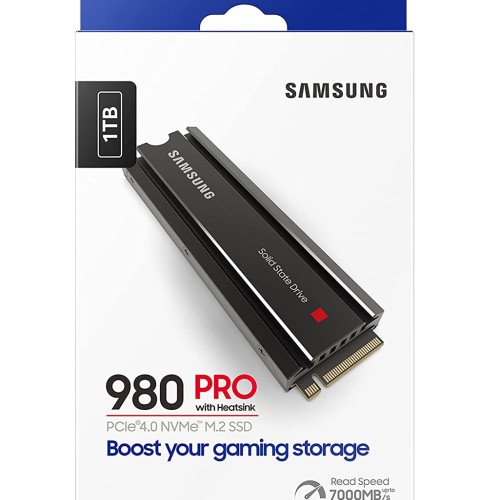 Samsung 980 PRO SSD M.2 1TB Heatsink NVMe PCIe 4.0