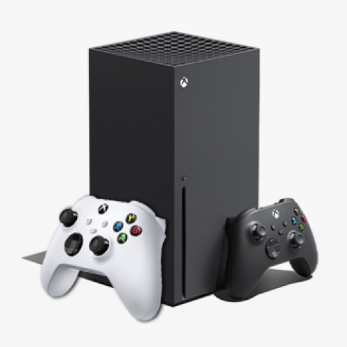 XBOX Series X - Black With Wireless White Controller