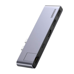 UGREEN 5 in 1 USB-C Hub for Macbook, 4K HDMI, Superspeed USB 3.0 Hub, 1000 Mbps Ethernet, Full-function USB C Port 100W Power Delivery 8K Compatible For Macbook Air 2020/2019/2018 Macbook Pro (50984) UGREEN 5 in 1 USB-C Hub for Macbook, 4K HDMI, Superspeed USB 3.0 Hub, 1000 Mbps Ethernet, Full-function USB C Port 100W Power Delivery 8K Compatible For Macbook Air 2020/2019/2018 Macbook Pro (50984)
