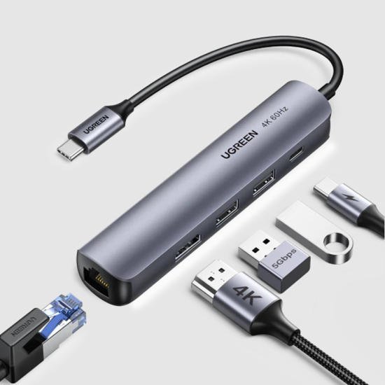Ugreen Ultra Slim 5-in-1 USB C Hub (20932) Ugreen Ultra Slim 5-in-1 USB C Hub (20932)