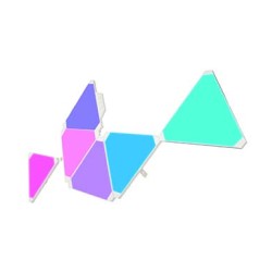 Cololight Smart Gaming Room Decor, Music Sync Wall Lights for Bedroom, Triangle Gaming Setup Lights with 6 Connection Slots, Work with Alexa Google Gift for Men 6pcs