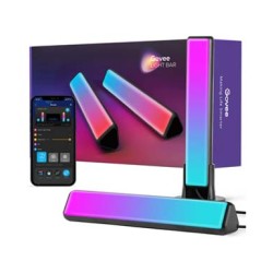 Govee Smart Light Bars, RGBICWW Smart LED Lights with 12 Scene Modes and Music Modes, Bluetooth Color Light Bar for Entertainment, PC, TV, Room Decoration (Doesn't Support WiFi or Alexa)