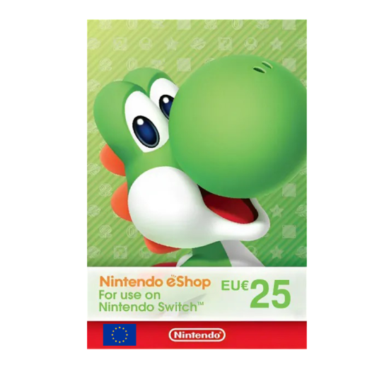 Nintendo eShop Gift Card 25€ – Europe Nintendo eShop Gift Card 25€ – Europe