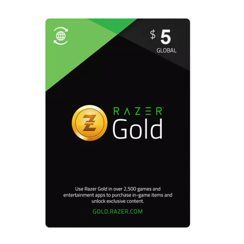 Razer Gold 5$ Global Gift Card