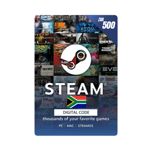Steam South Africa - 500 ZAR