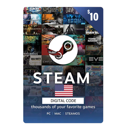 Steam Gift Card 10 USD USA