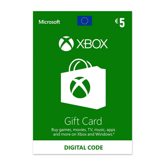 Xbox Gift Card 5€ Europe