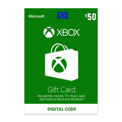 Xbox Gift Card 50€ Europe