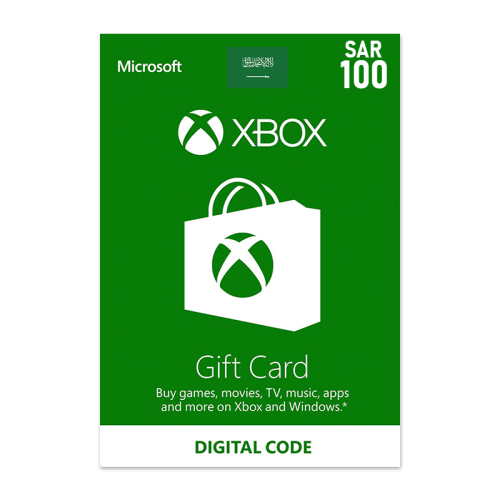 Xbox Gift Card 100 SAR Saudi Arabia