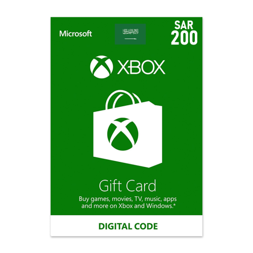 Xbox Gift Card 200 SAR Saudi Arabia