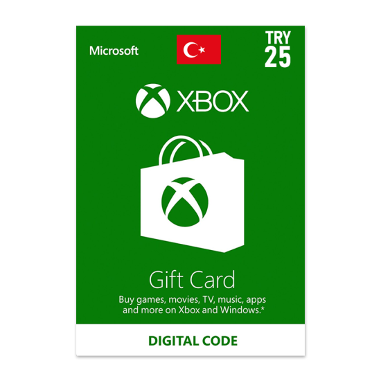 Xbox Gift Card 25 TL Turkey
