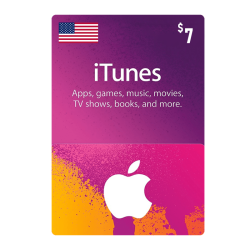 Apple iTunes Gift Card USA Store 7$ 