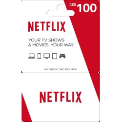 NetFlix UAE 100 AED