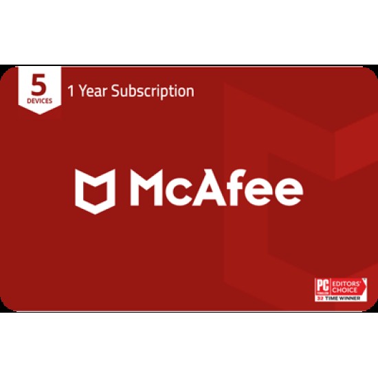 Mcafee - Total Protection 5 Devices  SA