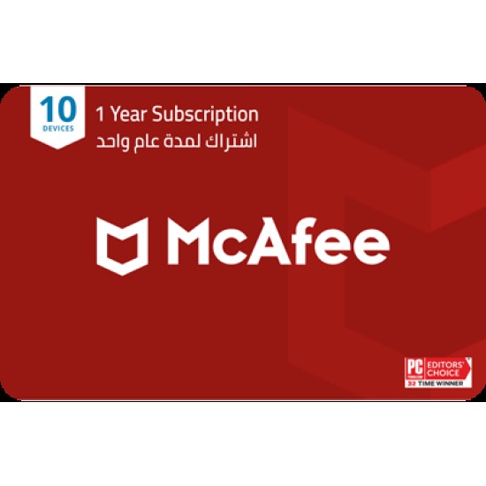 Mcafee - Internet Security 10 Devices  SA