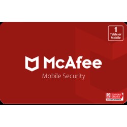 Mcafee - 1 Phone or Tablet Mcafee Mobile security 1Year Subscription SA