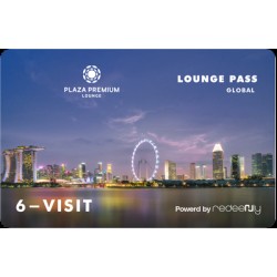 Plaza Premium Group - 6 Lounge Access  (Activated within 24 hours ) 
