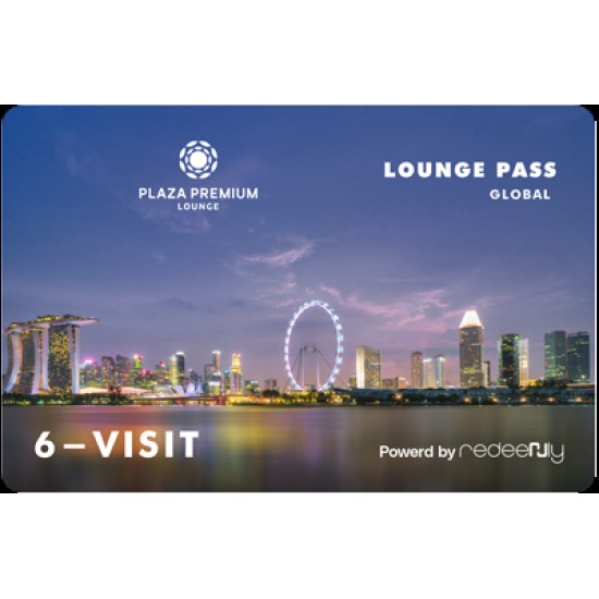 Plaza Premium Group - 6 Lounge Access  (Activated within 24 hours )