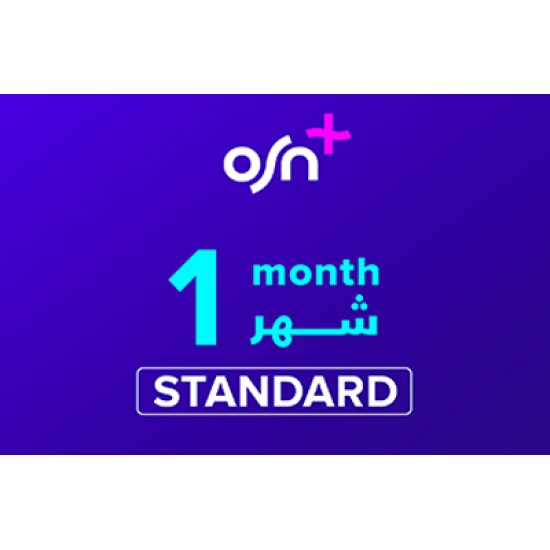 OSN+ Standard Plan 1 M - KSA