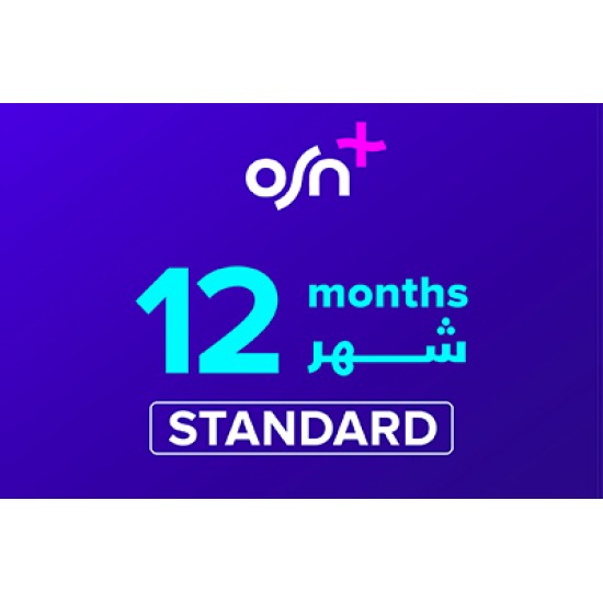 OSN+ Standard Plan 12 M - IRQ