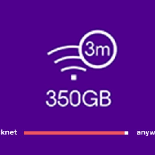 QuickNet 350GB 3M