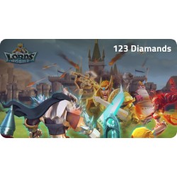 Lords mobile 123 diamonds