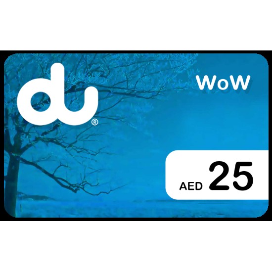 Du Prepaid Card 25 AED - UAE