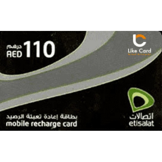 Etisalat Prepaid Card 110 AED